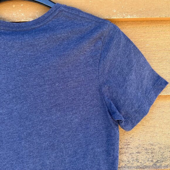 Goodfellow & Co Mens Beach Sunset Graphic T-Shirt Small Classic Fit Blue Cotton - Picture 9 of 11